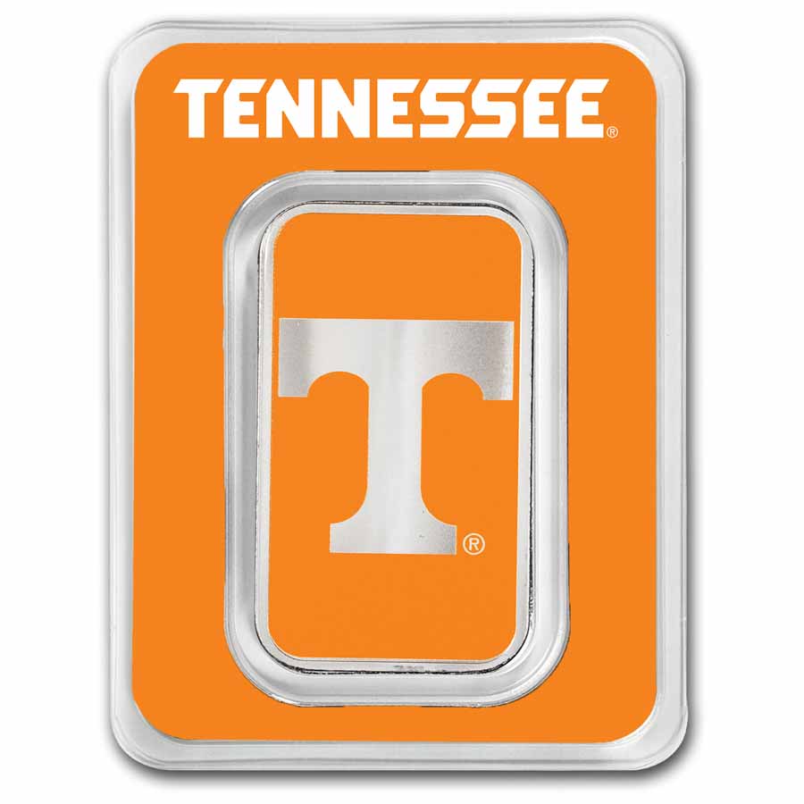 University of Tennessee 1 oz Silver Colorized Bar (in TEP) | eBay